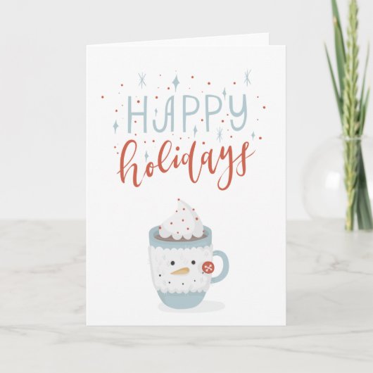 ハッピーホリデーズクリスマス カード (正面)