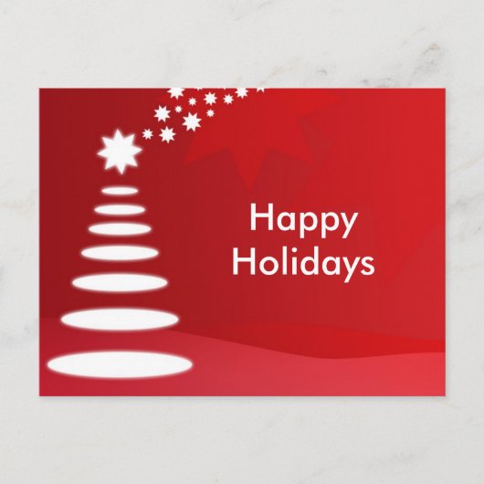 ハッピーホリデーズクリスマス シーズンポストカード (正面)