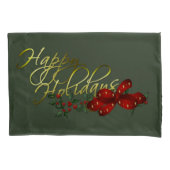 ハッピーホリデーズクリスマス 枕カバー (正面左)