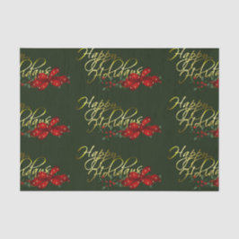 ハッピーホリデーズクリスマス 薄葉紙