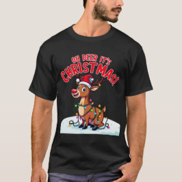 ハッピーホリデーズクリスマス – Oh Deerクリスマス Tシャツ