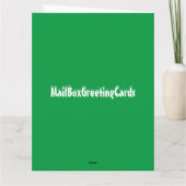 ハッピーホリデーズグリーティングカード カード (裏面)