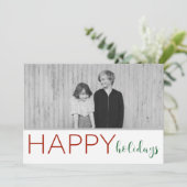 ハッピーホリデーズグリーティングカード シーズンカード (スタンド正面)