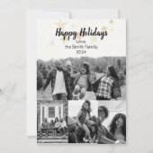 ハッピーホリデーズグリーティングカード 招待状 (正面)