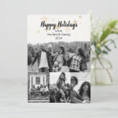 ハッピーホリデーズグリーティングカード 招待状 (スタンド正面)