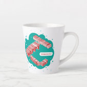 ハッピーホリデーズグリーン&レッド カフェラテマグ (右)