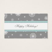 ハッピーホリデーズグレースノーフレークスギフトラベル (裏面)