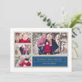 ハッピーホリデーズコラージカード |クリスマス シーズンカード (スタンド正面)