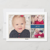 ハッピーホリデーズコラージカード |クリスマス シーズンカード (裏面)