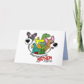 ハッピーホリデーズコルギクリスマスカード シーズンカード (裏面)