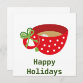 ハッピーホリデーズコージーティーカップ (正面/裏面)
