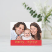 ハッピーホリデーズゴールデンスパークルフォト シーズンポストカード (スタンド正面)