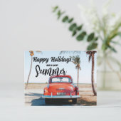 ハッピーホリデーズサマーエディションホリデーハガキ シーズンポストカード (スタンド正面)