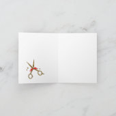 ハッピーホリデーズサロンゴールデンシザーズヘアドレッサー シーズンカード (内部)