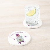 ハッピーホリデーズサンタクロースコースター コースター (側面)