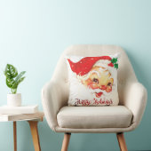 ハッピーホリデーズサンタクロースレトロ クッション (椅子)