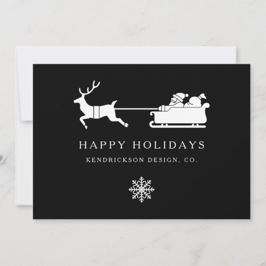 ハッピーホリデーズサンタクロース企業のビジネス (正面)