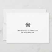 ハッピーホリデーズサンタクロース企業のビジネス (裏面)