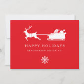 ハッピーホリデーズサンタクロース企業のビジネス (正面)