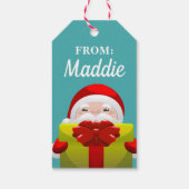 ハッピーホリデーズサンタクロース ギフトタグ (裏面)