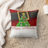 ハッピーホリデーズサンタクロース クッション (ブランケット)
