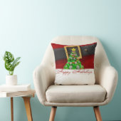 ハッピーホリデーズサンタクロース クッション (椅子)