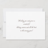 ハッピーホリデーズサンタハッツ写真 (裏面)