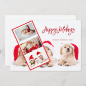 ハッピーホリデーズサンタハッツ写真 (正面/裏面)