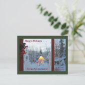 ハッピーホリデーズザガーデンズウィンターホリデイ ポストカード (スタンド正面)