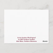 ハッピーホリデーズザガーデンズウィンターホリデイ ポストカード (裏面)