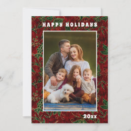 ハッピーホリデーズシックフェスティバルクリスマスファミリーフォト