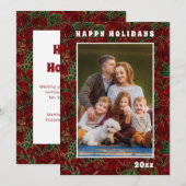 ハッピーホリデーズシックフェスティバルクリスマスファミリーフォト (正面/裏面)