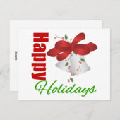 ハッピーホリデーズシルバーベル シーズンカード (正面/裏面)