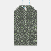 ハッピーホリデーズシンプルミニマリストスクリプト雪の結晶 ギフトタグ (裏面)