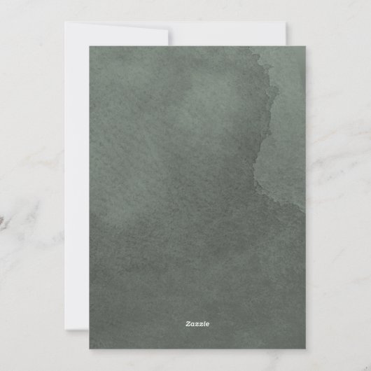 ハッピーホリデーズジョイグリーンリー&ホリーファミリーの写真 シーズンカード (裏面)