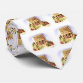 ハッピーホリデーズジンジャーブレッドハウスタイ ネクタイ (ロール)