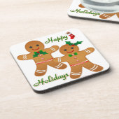 ハッピーホリデーズジンジャーブレッドマンボーイガール コースター (左側)