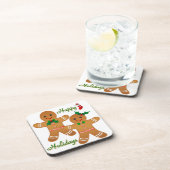 ハッピーホリデーズジンジャーブレッドマンボーイガール コースター (右側)