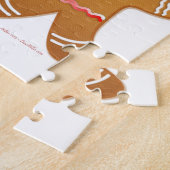 ハッピーホリデーズジンジャーブレッドマンボーイガール ジグソーパズル (側面)