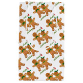 ハッピーホリデーズジンジャーブレッドマンボーイガール スモールペーパーバッグ (正面)