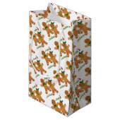 ハッピーホリデーズジンジャーブレッドマンボーイガール スモールペーパーバッグ (正面アングル)