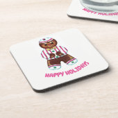 ハッピーホリデーズジンジャーブレッドマン コースター (左側)