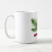 ハッピーホリデーズジンジャーブレッドマン&パインブランチ コーヒーマグカップ (左)