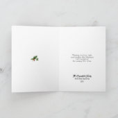 ハッピーホリデーズジンルベルズクリスマス シーズンカード (内部)