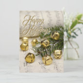 ハッピーホリデーズジンルベルズクリスマス シーズンカード (スタンド正面)