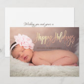 ハッピーホリデーズスターズベビー写真 (正面/裏面)