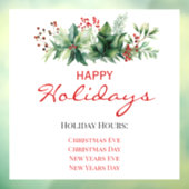 ハッピーホリデーズストア時間 ウィンドウサイン (シート3)