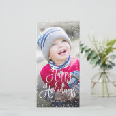 ハッピーホリデーズスノーフォト シーズンカード (スタンド正面)