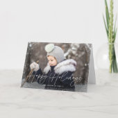 ハッピーホリデーズスノーフラリー写真 シーズンカード (正面)