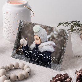 ハッピーホリデーズスノーフラリー写真 シーズンカード